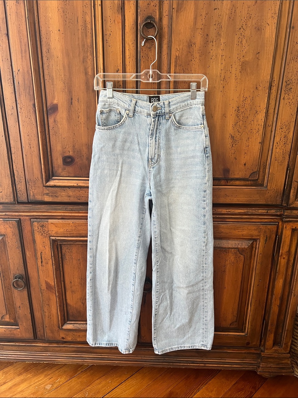 BDG High-Rise Wide Leg Women’s Jeans in Light Blue
